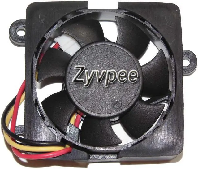 Alt view image 4 of 4 - Zyvpee Y.S.TECH 40*10MM FD124010LB 12V 0.055A 3Wire 3 pins 4cm case fan with shock-proof rubber mat