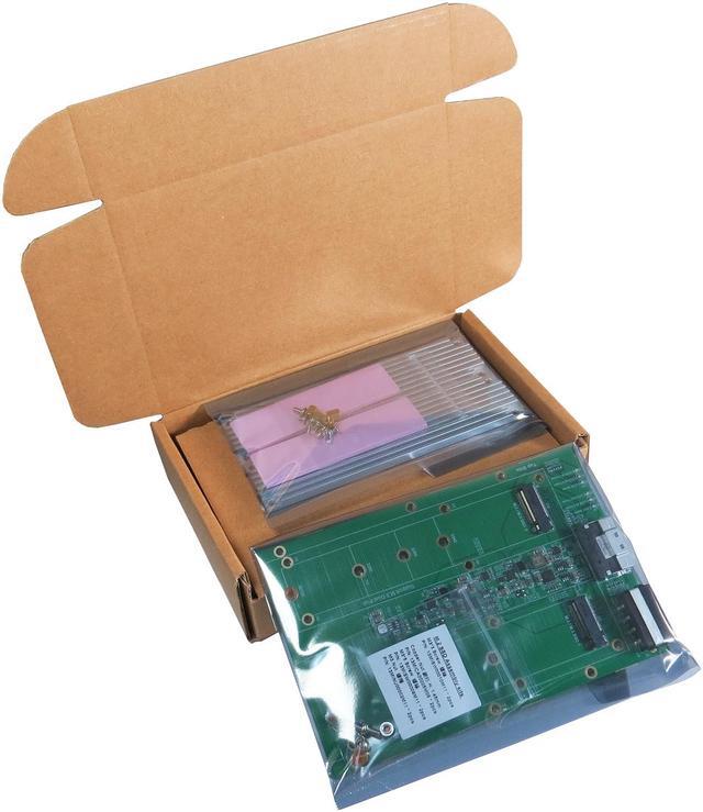 Alt view image 6 of 6 - PC802A - SlimSAS 8-Lane (SFF-8654 8i) to M.2 NVMe SSD for Intel TriMode RSP3DD080F