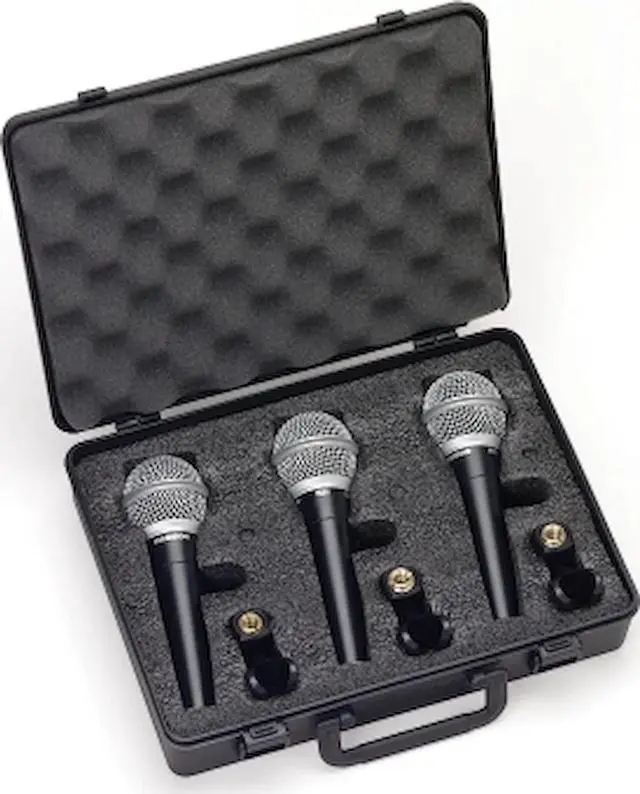 Alt view image 17 of 18 - Samson R21 3-Piece Mic Set