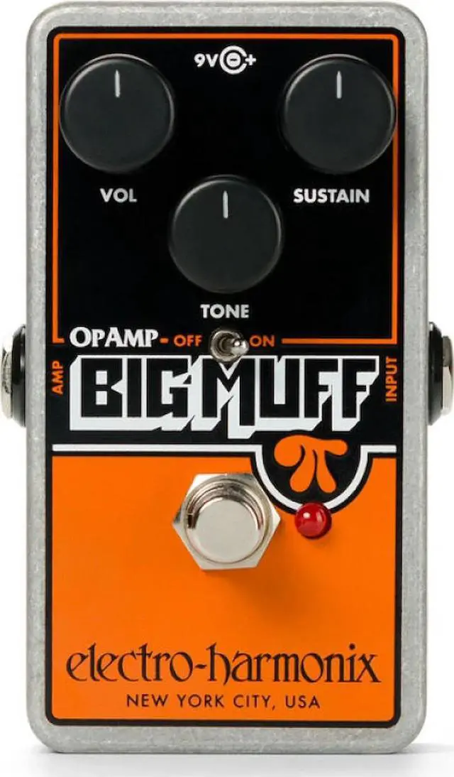 Alt view image 3 of 19 - Electro-Harmonix Op-Amp Big Muff Pi Distortion/Sustainer Effects Pedal