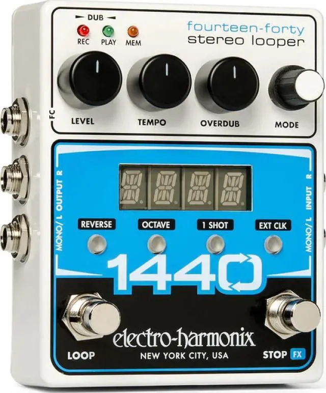 Alt view image 9 of 12 - Electro-Harmonix 1440 Stereo Looper Stereo Looper Guitar Effector