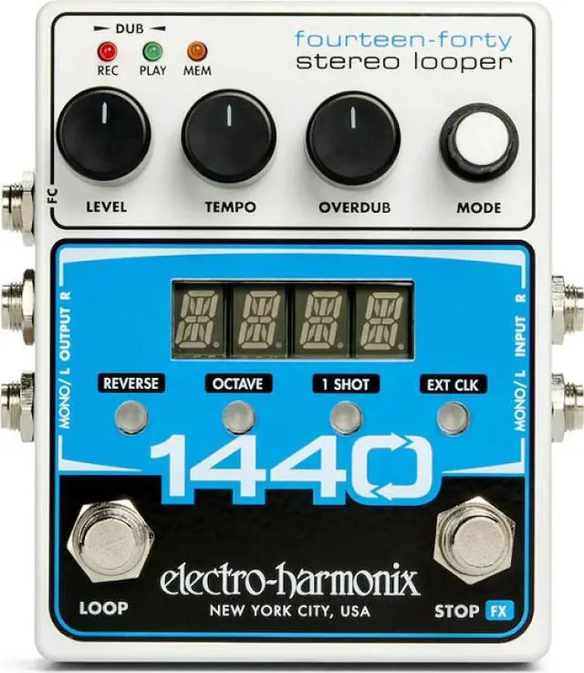 Alt view image 6 of 12 - Electro-Harmonix 1440 Stereo Looper Stereo Looper Guitar Effector