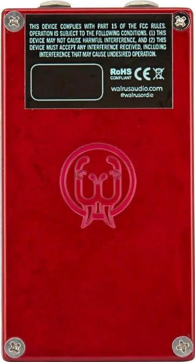 Alt view image 8 of 8 - Walrus Audio Eras Five State Distortion Effects Pedal Red