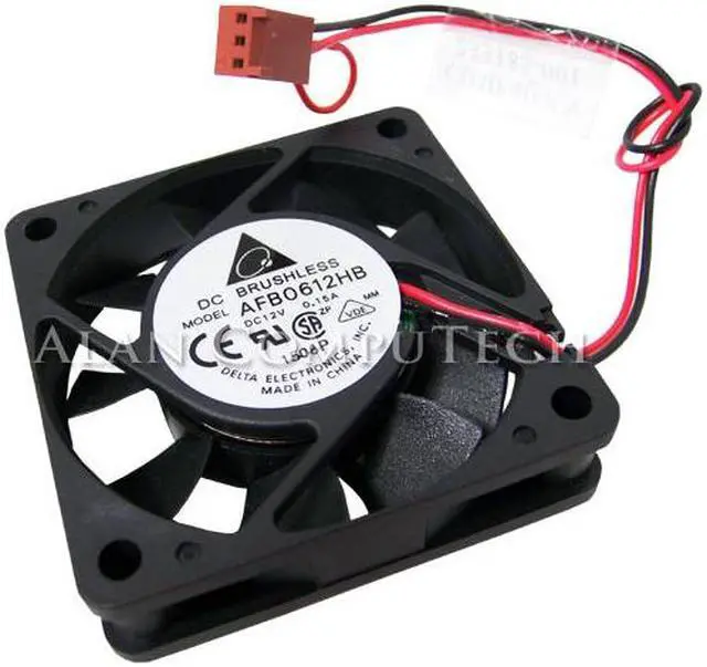 Alt view image 2 of 3 - HP Delta DC 0.15a 60x15mm 12v 2Wire 3pin Fan AFB0612HB 233185-001 MM VDE Brushless