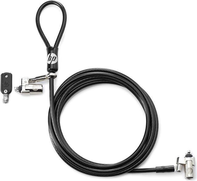 HP Dual Head Keyed Cable Lock - Security cable lock - 2.13 m - for HP 24X  G6, EliteBook 830 G5, EliteBook x360, ProBook 430 G5, 440 G5, ZBook 14u G5,  15u G5 