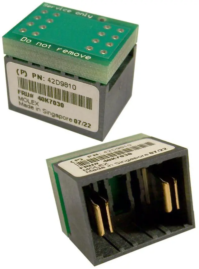 Main image of IBM 42D9810 Bladecenter HS21 Power Jumper 40k7030 42D9810 Bulk