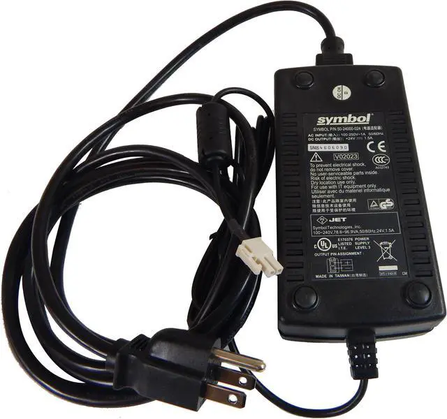 Alt view image 2 of 3 - SYMBOL 50-24000-024 AC DC ADAPTER +24V 1.5A POWER SUPPLY