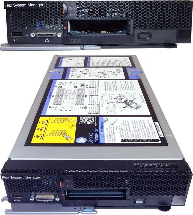 Alt view image 2 of 4 - IBM 8731ACI Flex System Mngt Base Assembly Barebone 00FG659 NO-CPU NO-Memory NO-HDD