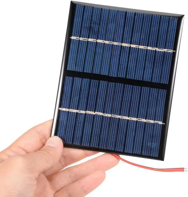 Alt view image 4 of 5 - 1.5W 12V Small Solar Panel Module DIY Polysilicon with 140mm Wire for Toys Charger