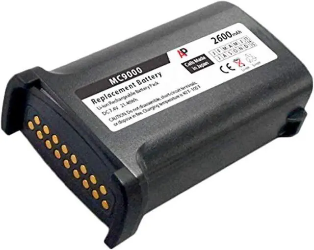 Alt view image 2 of 7 - Replacement Battery for Motorola/Symbol MC9000-G/K Series Scanners. 2600mAh