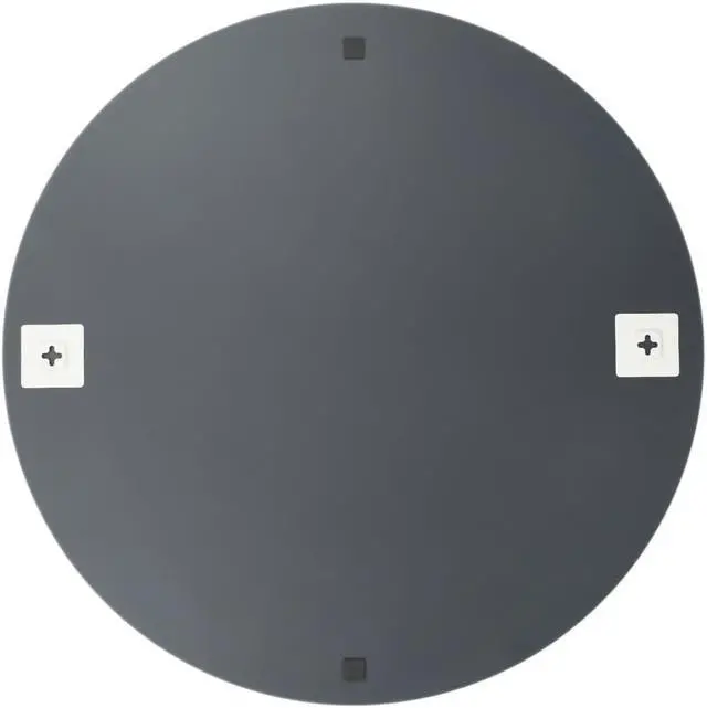 Alt view image 3 of 12 - vidaXL Wall Mirror Transparent Glass 27.6 in diameter Wall mounting