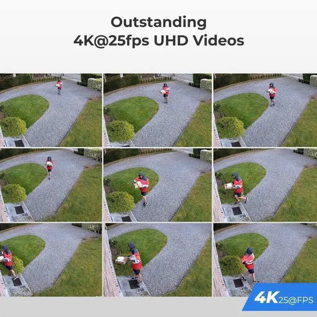 Alt view image 6 of 7 - REOLINK RLC-833A, 4K IP Security Camera Outdoor System, 700lm Color Night Vision Two-Way Talk 3X Optical Zoom, Human/Vehicle/Pet Detection, Up to 256GB SD Card