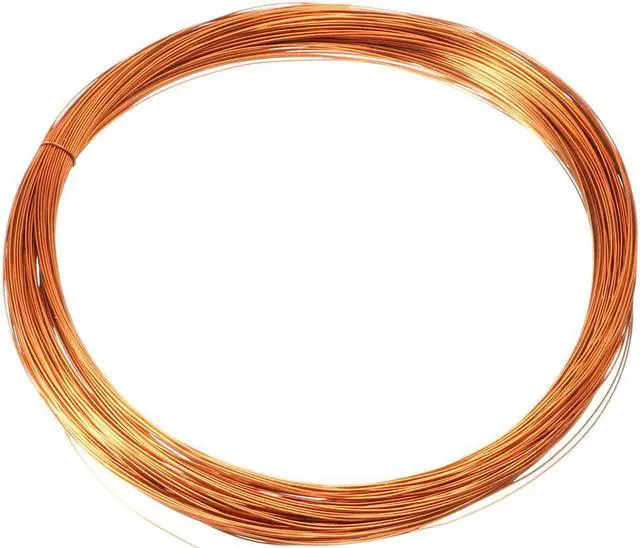 Main image of Magnet Wire 0.15mm Dia. Enameled Copper Wire Winding Coil 164ft Length for Transformers Inductors