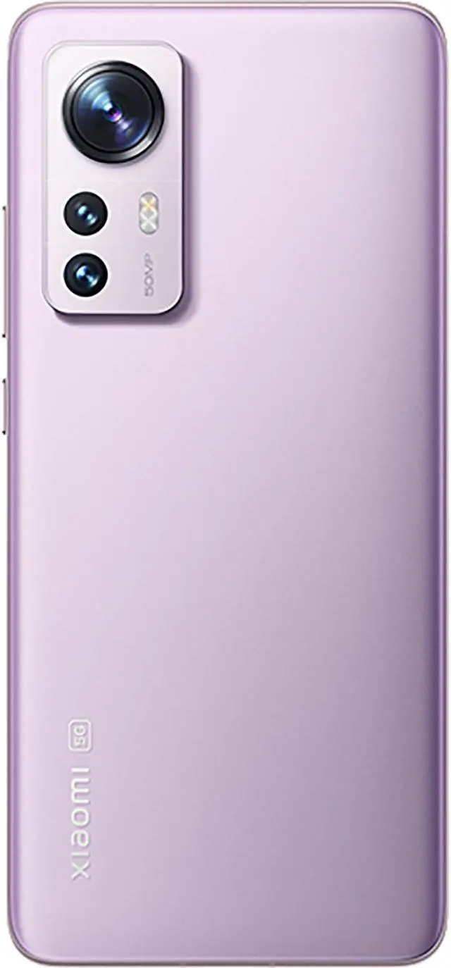 Alt view image 3 of 3 - Xiaomi 12 Dual-Sim 128GB ROM + 8GB RAM (GSM | CDMA) Factory Unlocked 5G SmartPhone (Purple) - International Version