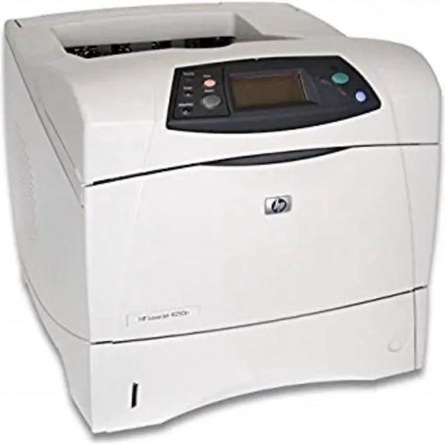 Alt view image 2 of 2 - HP Laserjet 4250n Monochrome Laser Printer Q5401A