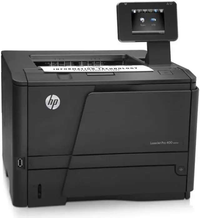 Alt view image 2 of 2 - HP Laserjet Pro 400 M401dn Monochrome Laser Printer CF278A