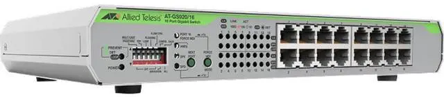 Alt view image 4 of 4 - Allied Telesis 16-Port 10/100/1000T UnManaged Switch With Internal PSU