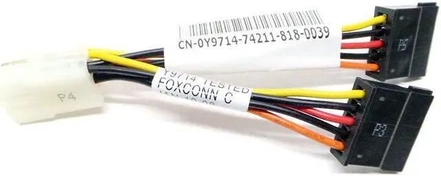 Main image of Dell Y9714 SATA Power Cable Harness, 2 Drop, 2.0 (0Y9714) - New