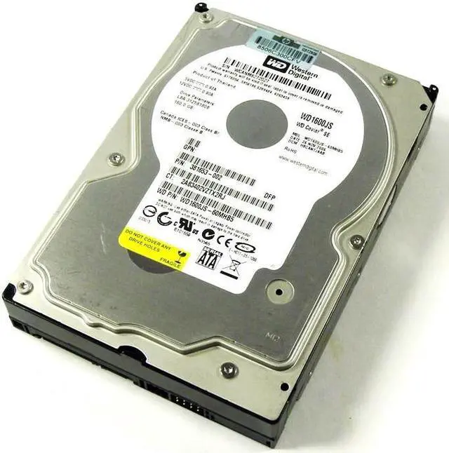 Main image of HP 381653-002 hard drive - 160GB SATA 7200RPM 8MB cache 3.5 inch