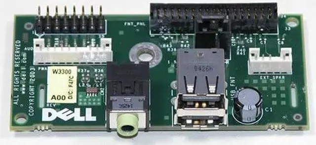 Main image of Dell M5989 Front I/O Panel with USB and Audio for Optiplex, Dimension