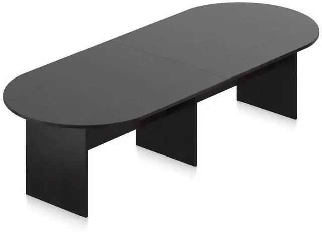Main image of GOF 10 FT Racetrack Conference Table for Home Office, School, Workplace, and Entertainment Room - Sturdy and Stable Table for Meetings with Laptops (Espresso)