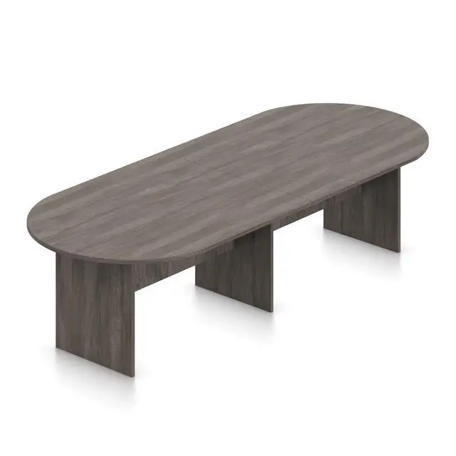 Main image of GOF 10 FT Racetrack Conference Table for Home Office, School, Workplace, and Entertainment Room - Sturdy and Stable Table for Meetings with Laptops (Artisan Gray)