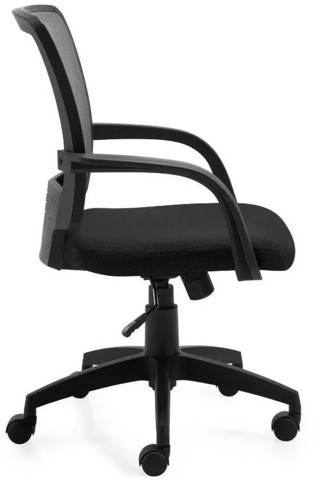 Alt view image 6 of 7 - GOF 8 FT Racetrack Conference Table w/ 6 Chairs Set for Home Office, School, Library, Board Room, Meeting Room, Break Room - Sturdy Table & Comfortable Chairs for Meetings with Laptops (Artisan Gray)