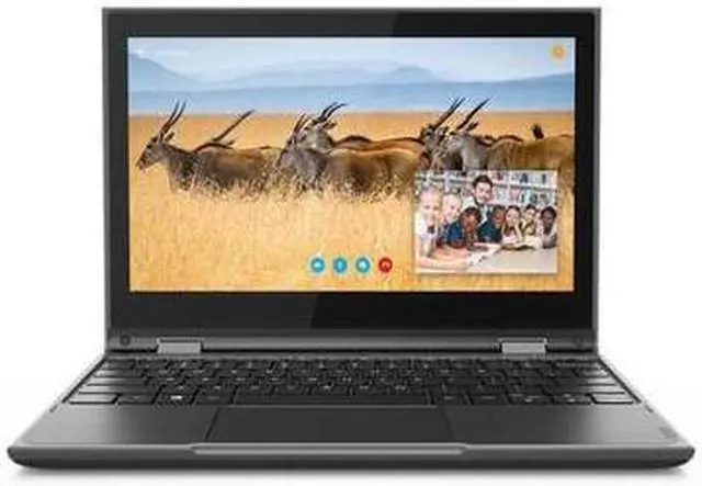 Alt view image 10 of 15 - Lenovo 300e Windows 2nd Gen 81M90001US 11.6" Touchscreen LCD 2 in 1 Notebook - Intel Celeron N4100 Quad-core (4 Core) 1.10 GHz - 4 GB LPDDR4 - 64 GB Flash Memory - Windows 10 Pro 64-bit (English) - 1366 x 768 - In-plane Switching (IPS) T...