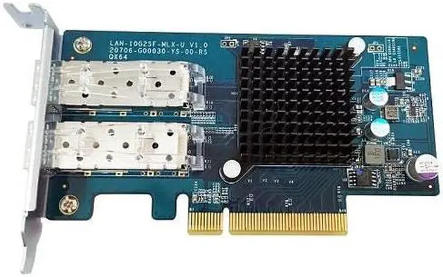 Alt view image 13 of 20 - QNAP LAN-10G2SF-MLX 10Gigabit Ethernet Card