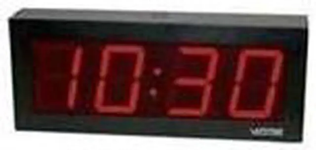 Alt view image 6 of 9 - Valcom VIP-D440ADS IP PoE 4 Digit, 4 inch Digital Clock, Double Sided, Part No# VIP-D440ADS
