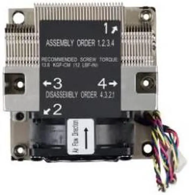 Alt view image 2 of 6 - Supermicro 2U Active CPU Heat Sink Socket LGA3647-0 [SNK-P0068AP4] (213510)
