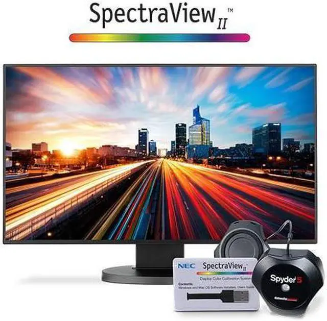 Alt view image 7 of 16 - NEC EX241UN-BK-SV Multisync - Led Monitor - 24 Inch - 1920 X 1080 - Ah-Ips - 250 Cd/M2 - 1000:1 - 6 Ms - Hdmi, Dvi-D, Vga, Displayport - Speakers - Black