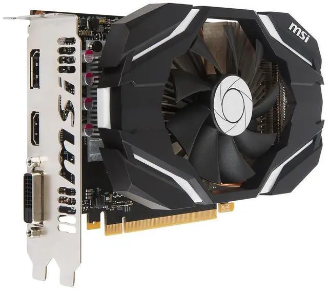 Alt view image 2 of 3 - MSI GAMING GeForce GTX 1060 6GB GDRR5 192-bit HDCP Support DirectX 12 Single Fan VR Ready OC Graphics Card (GTX 1060 6G OCV1)