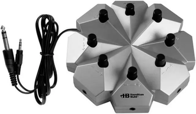 Alt view image 6 of 10 - HamiltonBuhl AudioMVP Bluetooth/CD/FM Listening Center, 6 Station