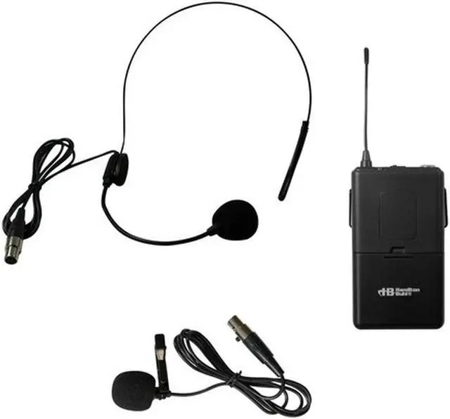 Main image of HamiltonBuhl VENU100A Belt Pack with Lapel Mic and Head-worn Mic Frequency 918.70 MHz