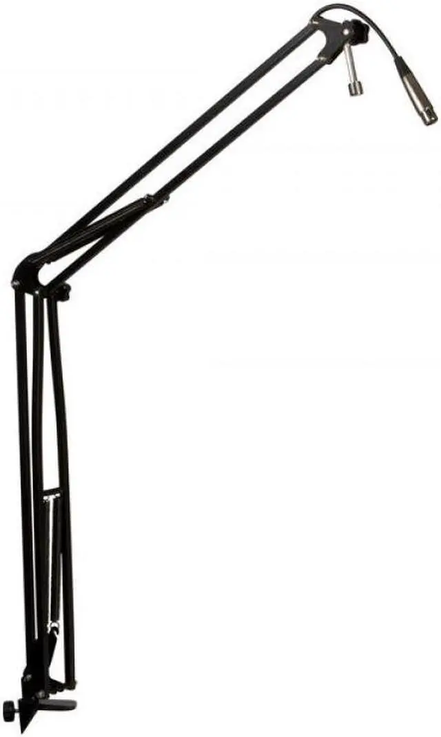 Alt view image 7 of 19 - On-Stage MBS5000 Broadcast/Webcast Boom Arm with XLR Cable