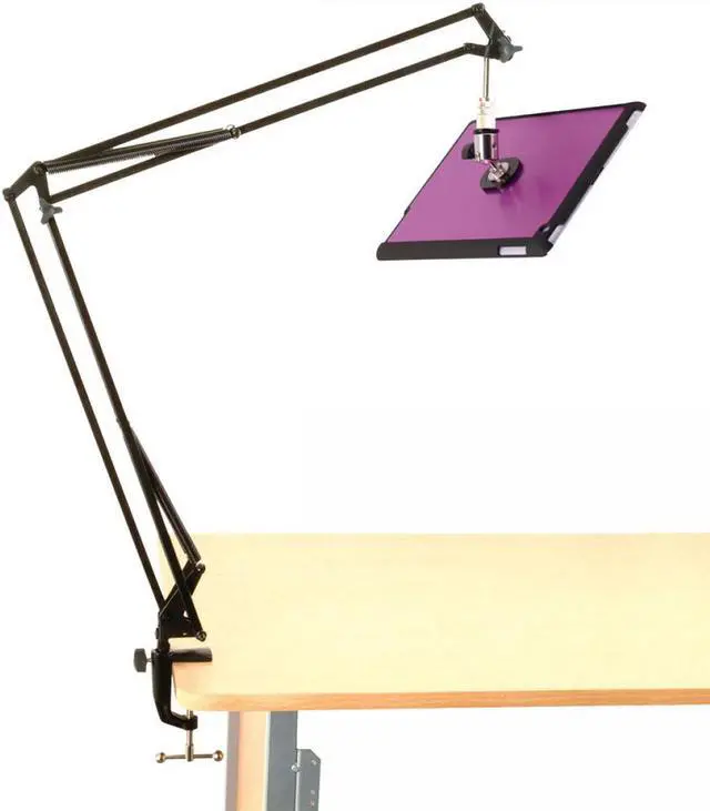 Alt view image 10 of 19 - On-Stage MBS5000 Broadcast/Webcast Boom Arm with XLR Cable