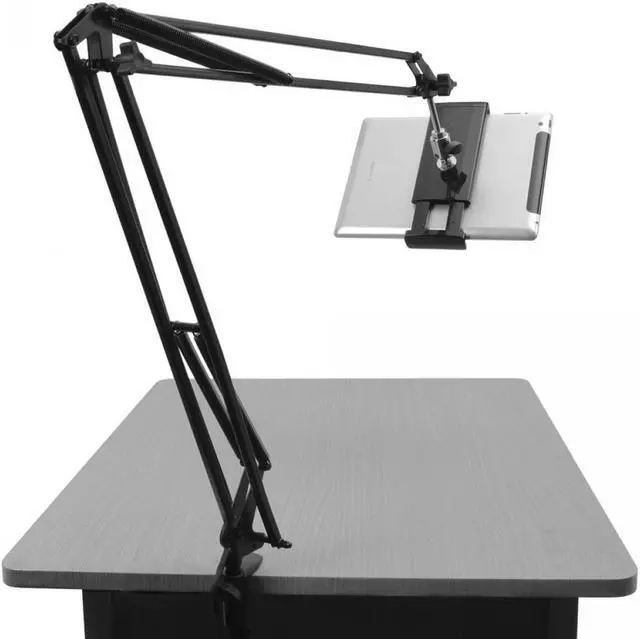 Alt view image 12 of 19 - On-Stage MBS5000 Broadcast/Webcast Boom Arm with XLR Cable