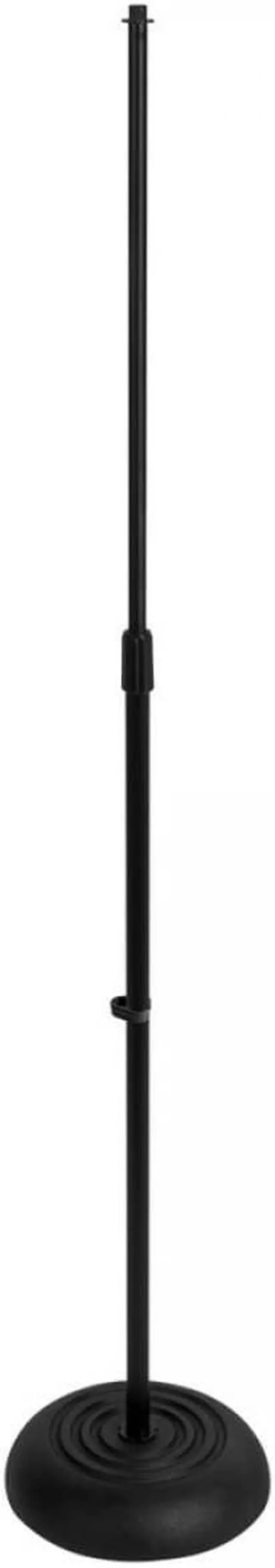 Alt view image 3 of 15 - On Stage MS7201B Round Base Mic Stand 72030