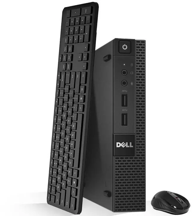 Main image of Dell OptiPlex 3020 Tiny Desktop PC, Intel Core i5-4570T 4th Gen. Processor up to 3.60 GHz, 8GB DDR3 Ram, 256GB SSD, Keyboard & Mouse, Wi-Fi, Windows 11 Professional (Renewed)