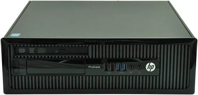 Alt view image 2 of 2 - HP ProDesk 600 G1 SFF Business Desktop PC - Intel Core i3-4360 3.7GHz, 8GB RAM, 500GB HDD, DVD-RW, Windows 10 Professional