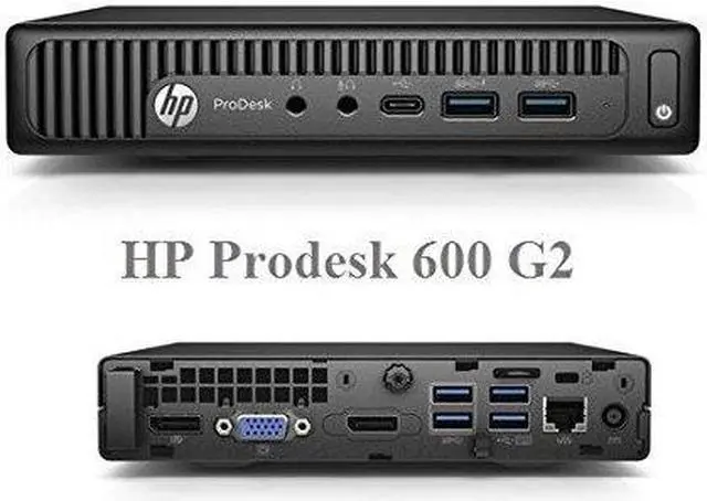 Alt view image 2 of 2 - HP 600 G2 Micro Computer Mini Tower PC (Intel Quad Core i5-6500T, 16GB DDR4 RAM, 256GB Solid State SSD, WIFI, VGA, USB 3.0) Win 10 Pro