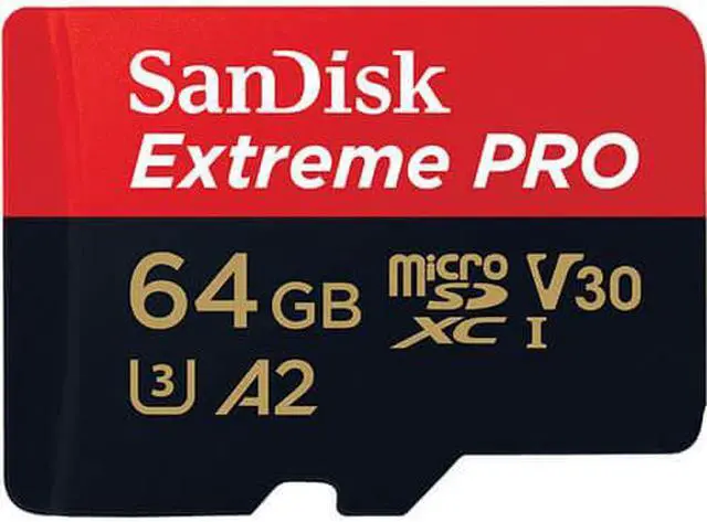 Alt view image 2 of 4 - Extreme Pro microSDXC 64GB+SD Adapter
