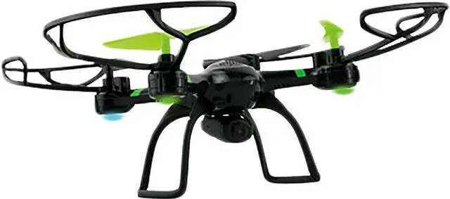 Alt view image 2 of 5 - Xtreme Wireless XDG6-1012-BLK Raptor FPV Streaming Video Drone
