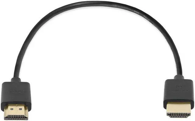 Alt view image 2 of 7 - Cmple - High Speed HDMI Cable 1.5 ft 4k@60Hz Ultra Thin HDMI 2.0 Cable 4k HDMI Cable, ARC, 3D, 4k HDMI Cord - Flexible