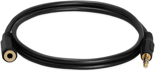 Alt view image 2 of 7 - Cmple - [20 PACK] 3 Feet 3.5mm Stereo Extension Cable, AUX Extender Cord, Male to Female Stereo Audio Cable for TV, Monitor, Computer, Smartphone, Home Stereo, Speakers, Headset, Soundbar