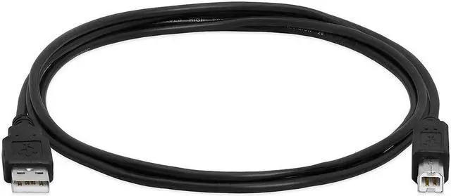 Alt view image 2 of 3 - Cmple - [2 PACK] 6 Feet USB 2.0 Printer Cable, USB A to B Cord for Printers, Scanners, External Hard Drives, Cameras, Digital Piano, MIDI Controllers, DJ Controllers, Hp, Canon, Brother, Samsung