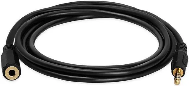 Alt view image 2 of 7 - Cmple - [5 PACK] 6 Feet 3.5mm Extension Cable, Aux Male to Female Cord, Stereo Audio Cable for TV, Car, Phone, Hi-Fi System, PC, iPod, MP3 Player, Headphone, Speakers, Headset, Amplifier, Soundbar