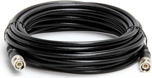 Alt view image 2 of 3 - Cmple RG59U 25 Feet BNC Male to BNC Male, 75 Ohm, Coaxial BNC to BNC Video Cable, 25FT Black