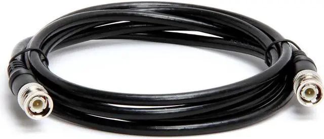 Alt view image 2 of 3 - Cmple RG59U 6 Feet BNC Male to BNC Male, 75 Ohm, Coaxial BNC to BNC Video Cable, 6FT Black